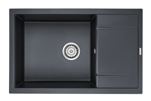 Кухонная мойка Paulmark FLUGEN 60 PM317850-BLM 80х50 цвет черный